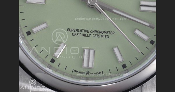 Oyster Perpetual 126000 36mm KRF 1:1 Best Edition 904L Steel Pistachio Dial VR3230