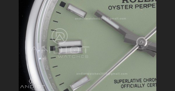 Oyster Perpetual 126000 36mm KRF 1:1 Best Edition 904L Steel Pistachio Dial VR3230