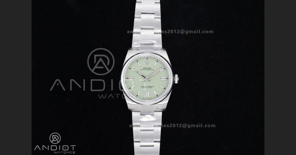 Oyster Perpetual 126000 36mm KRF 1:1 Best Edition 904L Steel Pistachio Dial VR3230