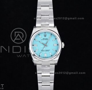 Oyster Perpetual 126000 36mm VSF 1:1 Best Edition 904L Steel Tiffany Blue Dial DD3230 V2