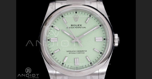 Oyster Perpetual 36mm 126000 904L VSF 1:1 Best Edition 2025 Pistachio Dial on 904L SS Bracelet VS3230