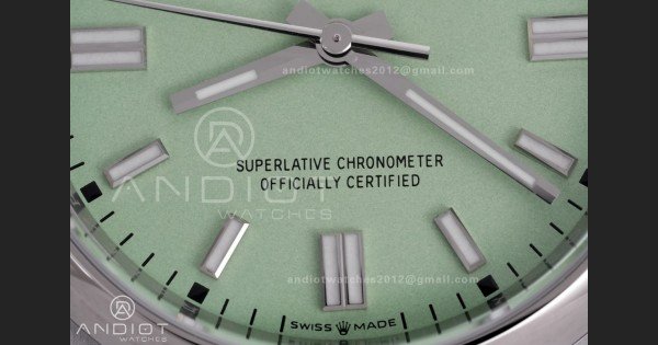 Oyster Perpetual 36mm 126000 904L VSF 1:1 Best Edition 2025 Pistachio Dial on 904L SS Bracelet VS3230
