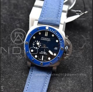 PAM1289 VSF 1:1 Best Edition Blue Dial on Blue Nylon Strap P900