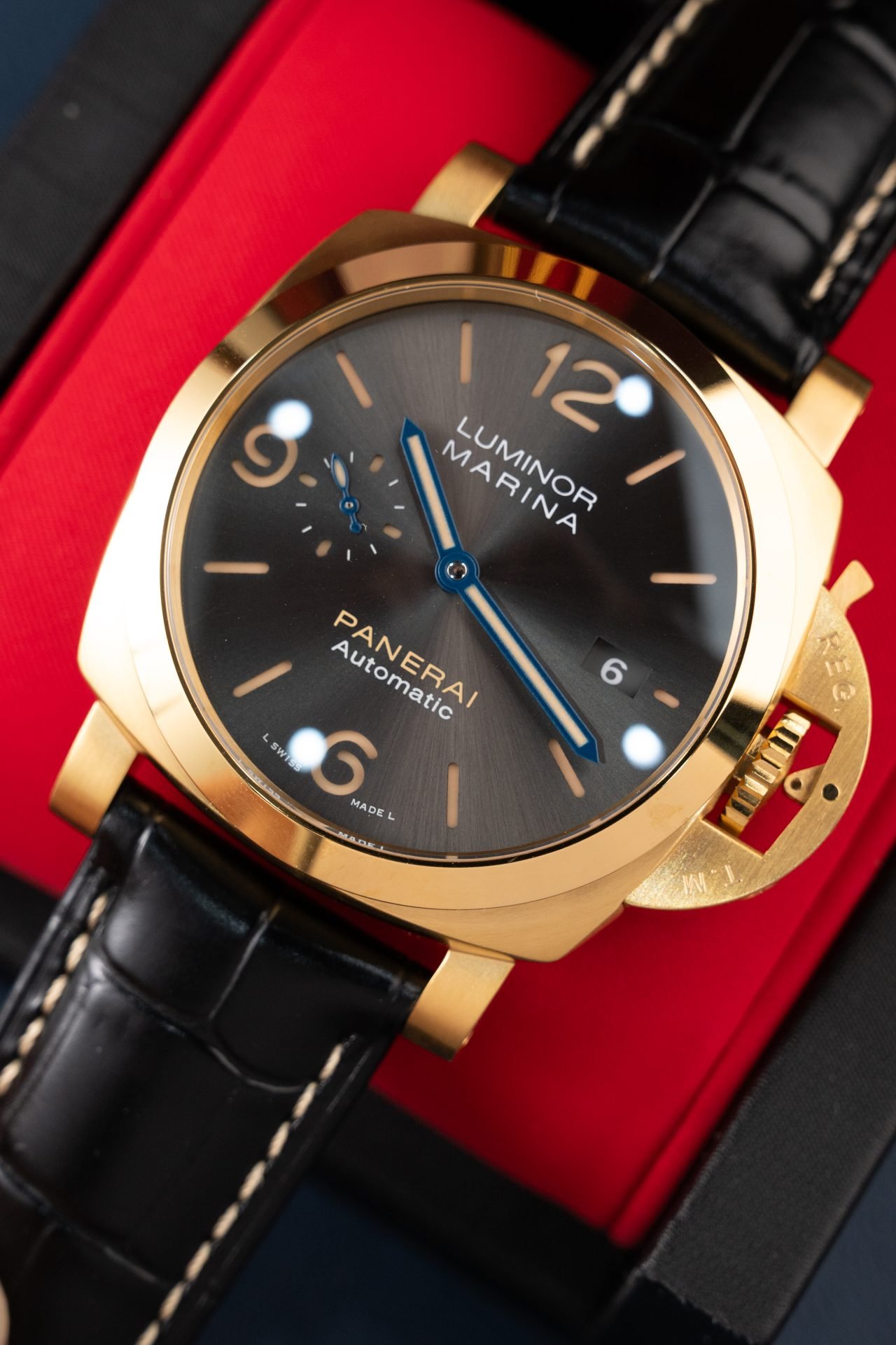 Panerai Luminor Marina PAM1115 Imitation Watches Gray Dial Automatic Movement VS Factory 44mm - Đồng Hồ Replica 1:1