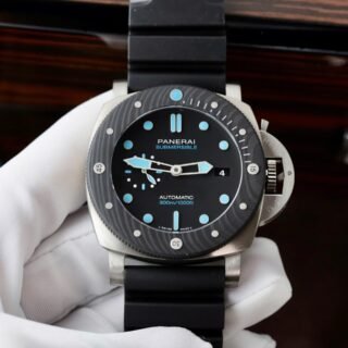 Panerai Replica Watches Submersible Bmg-Tech PAM00799 Black Dial Rubber Strap VS Factory 47mm - Đồng Hồ Replica 1:1