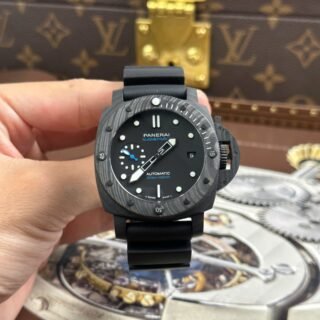 Panerai Submersible Carbotech PAM02231 Luxury Fake Watches Black Dial Automatic Movement VS Factory 42mm - Đồng Hồ Replica 1:1