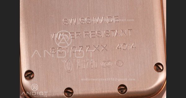 Panthère 27mm BVF 1:1 Best Edition RG White Dial Diamonds Bezel on RG Bracelet Ronda Quartz