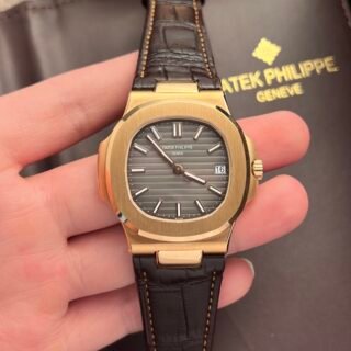 Patek Philippe Nautilus 5711 Replica Watch Leather Strap 3K Factory 40mm - Đồng Hồ Replica 1:1