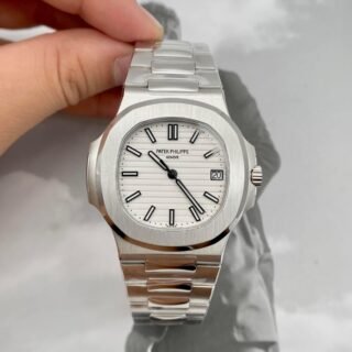 Patek Philippe Nautilus 5711 White Dial Replica Watch 3K Factory 40mm - Đồng Hồ Replica 1:1