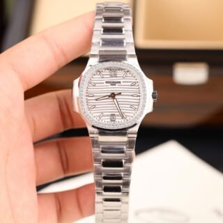 Patek Philippe Nautilus 7118 Fake Watches White Dial Automatic Movement GR Factory 35.2mm - Đồng Hồ Replica 1:1
