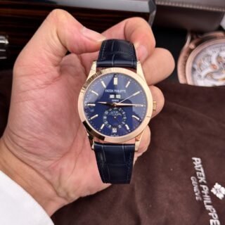 Patek Philippe Replica Watch Complications 5396R Blue Dial GR Factory 38.5mm - Đồng Hồ Replica 1:1