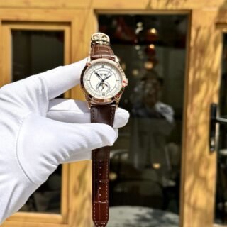 Patek Philippe Replica Watch Complications 5396R Men Leather Strap GR Factory 38.5mm - Đồng Hồ Replica 1:1