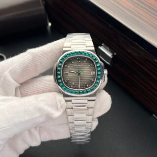 Patek Philippe Replica Watch Nautilus 5723 Gray Dial Metal Wire 40mm - Đồng Hồ Replica 1:1