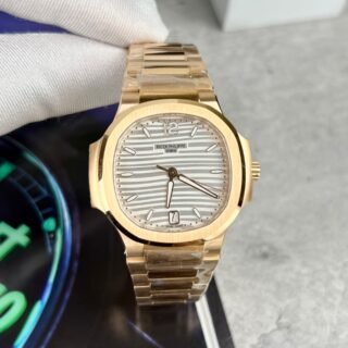 Patek Philippe Replica Watch Nautilus 7118 Rose Gold 3K Factory 35.2mm - Đồng Hồ Replica 1:1
