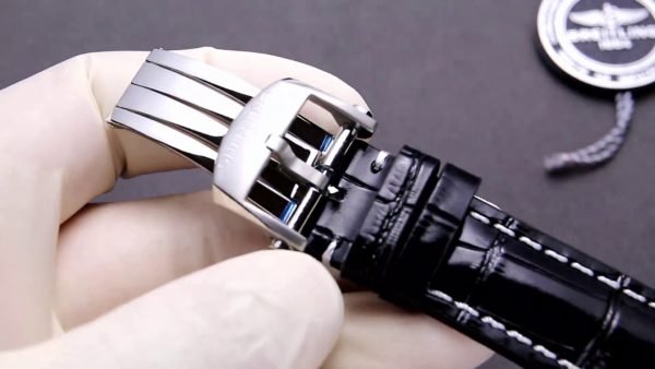 Premium Swiss Breitling Premier B01 AB0118371B1P1 Replica 42mm Replica Chronograph Watch – Elegant Black Dial & Leather Strap