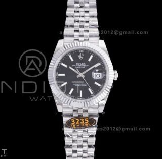 QF 41mm Datejust 126334 Black Dial 904L SS with Added Weight Bezel and Jubilee Bracelet, Approx. 149g