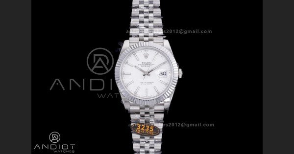 QF 41mm Datejust 126334 White Dial 904L SS with Added Weight Bezel and Jubilee Bracelet, Approx. 149g
