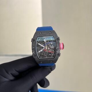 Richard Mille Fake Watch RM67-02 Carbon Shell Automatic 39x48mm - Đồng Hồ Replica 1:1