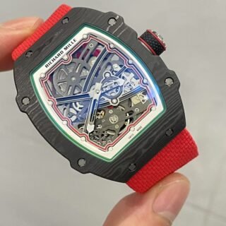 Richard Mille Luxury Replica Watches RM67-02 Carbon Customs Like Auth VIPP 38.7×47.52mm - Đồng Hồ Replica 1:1
