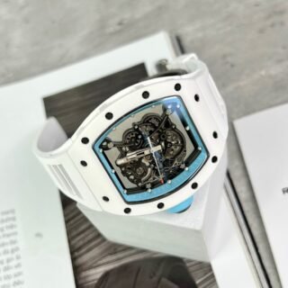Richard Mille RM055 Bubba Watson White Replica Watch Factory BBR 45mm - Đồng Hồ Replica 1:1