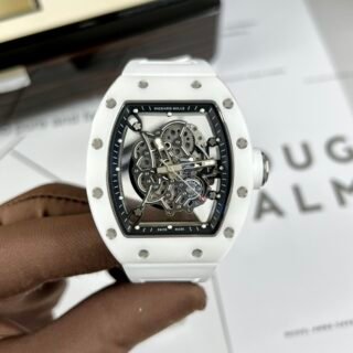 Richard Mille RM055 White High Quality Replica Watch 45mm - Đồng Hồ Replica 1:1