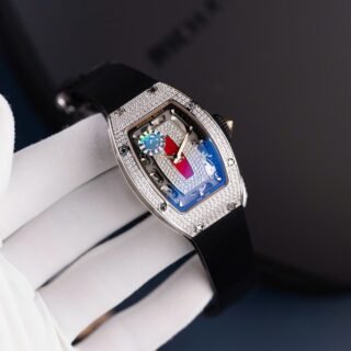 Richard Mille RM07-01 Fake Watches Women's Automatic Movement Rubber Strap ZF Factory 36mm - Đồng Hồ Replica 1:1