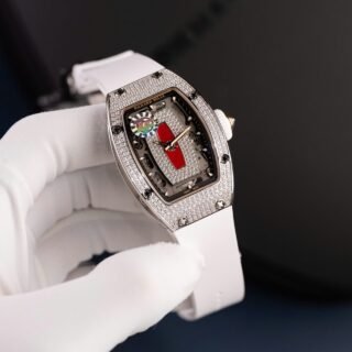 Richard Mille RM07-01 Replica Watches Women's White Automatic Movement ZF Factory 36mm - Đồng Hồ Replica 1:1