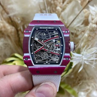 Richard Mille RM67-02 Best Replica Watch Red Carbon Weight 37 Grams 38.7×47.52mm - Đồng Hồ Replica 1:1