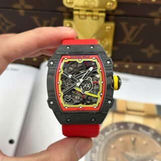 Richard Mille RM67-02 Carbon Best Replica Watch Customs Like Auth VIPP 38.7×47.52mm - Đồng Hồ Replica 1:1