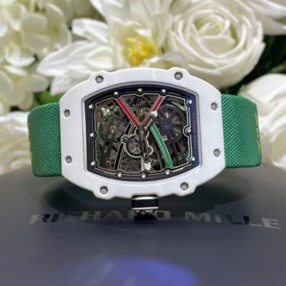 Richard Mille RM67-02 White Carbon Best Replica Watches Weight 37 Grams 38.7×47.52mm - Đồng Hồ Replica 1:1