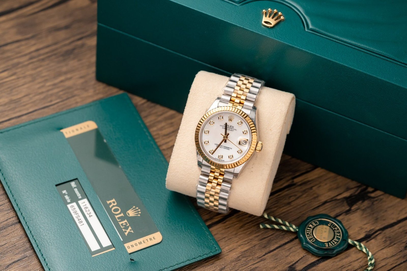 Rolex Clone Watch DateJust 278271 Demi Gold Jubilee Strap 31mm - Đồng Hồ Replica 1:1