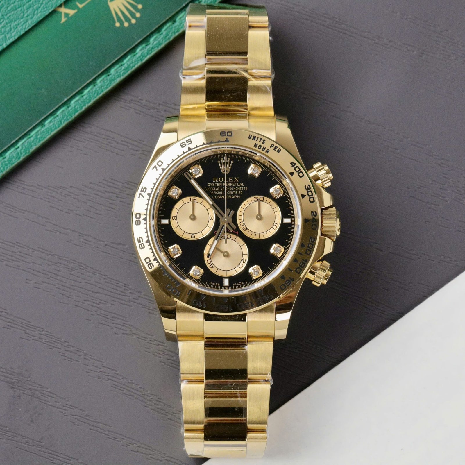 Rolex Cosmograph Daytona 116508 Black Dial Best Replica Watch 40mm - Đồng Hồ Replica 1:1