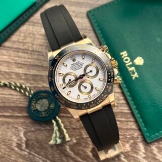 Rolex Cosmograph Daytona Replica Watch White Dial BT Factory 40mm - Đồng Hồ Replica 1:1