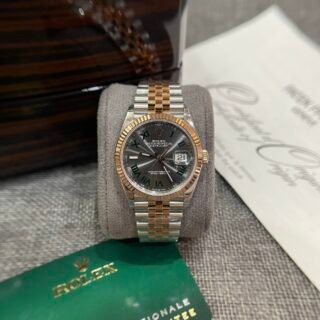 Rolex DateJust 126231 Wimbledon Dial Replica Watch Demi Strap VS Factory 36mm - Đồng Hồ Replica 1:1