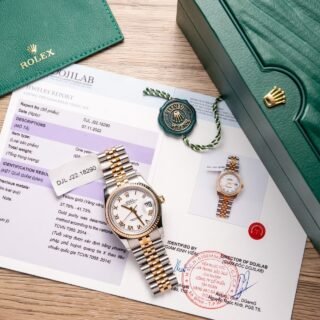 Rolex DateJust 126233 Replica Watch Gold Wrapped White Dial GM Factory 36mm - Đồng Hồ Replica 1:1