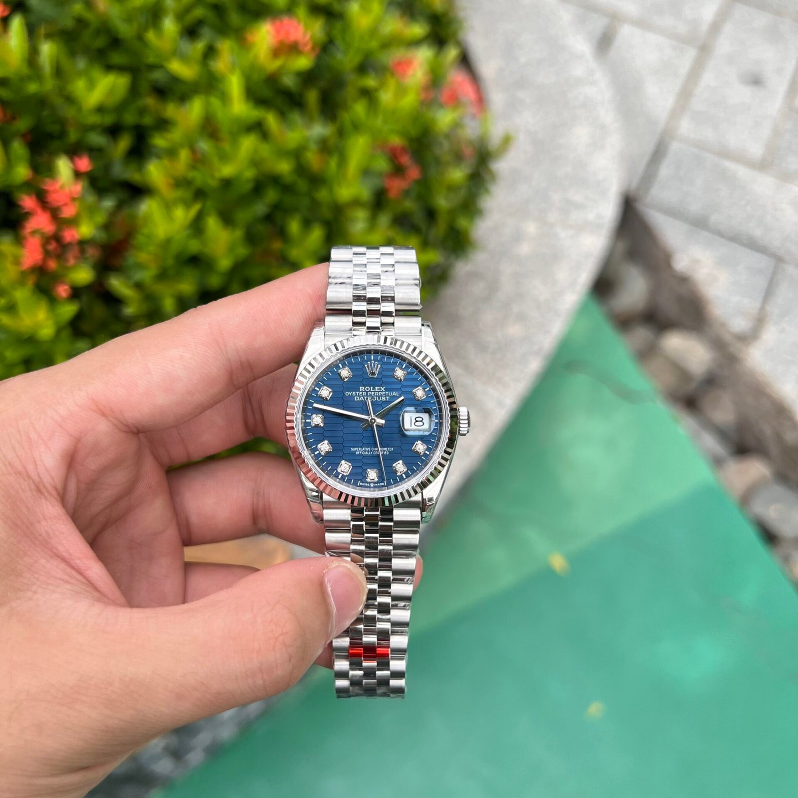 Rolex DateJust 126234 Rep 1:1 Watch Blue Dial VS Factory 36mm - Đồng Hồ Replica 1:1