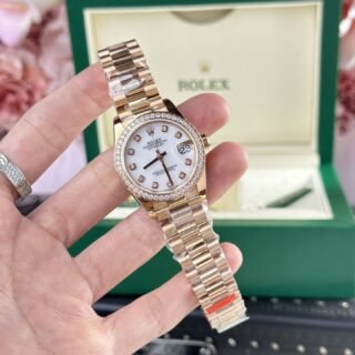 Rolex DateJust 278285 Replica Watch Mother Of Pearl Dial 31mm - Đồng Hồ Replica 1:1