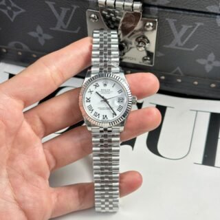 Rolex DateJust Copies Watches Dial White Jubilee Strap THB Factory 31mm - Đồng Hồ Replica 1:1