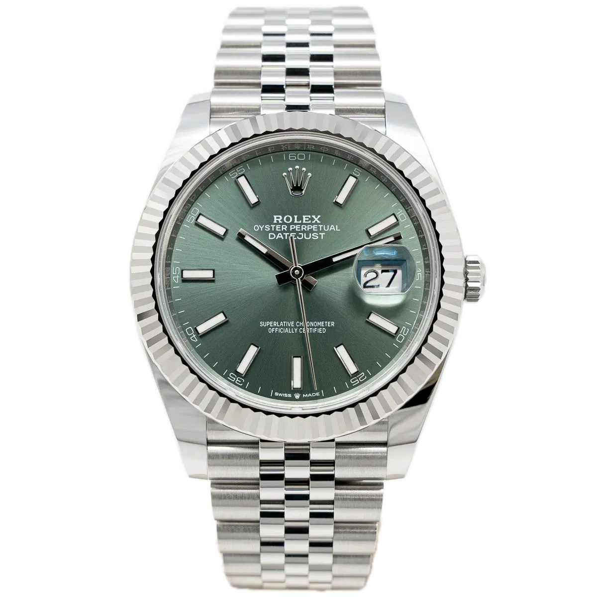Rolex Datejust Green Dial 126334 Jubilee 41 mm