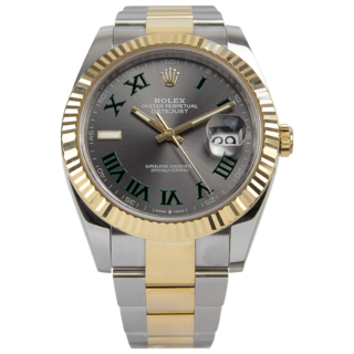 Rolex Datejust II Rhodium Dial 126333 "Wimbledon" Two-Tone Oyster 41 mm