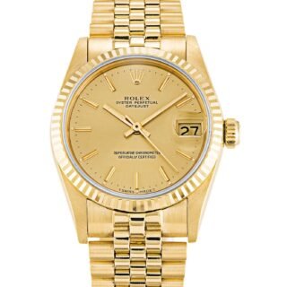 Rolex Datejust Mid-Size Champagne Dial 68278 31 mm