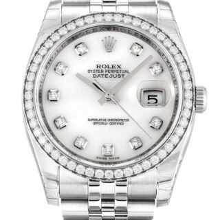 Rolex Datejust Mother of Pearl - White Dial 116244 36 mm