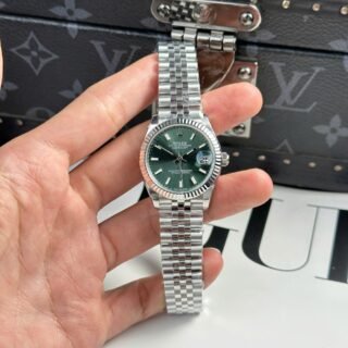 Rolex DateJust Replica Watch Dial Green Jubilee Strap THB Factory 31mm - Đồng Hồ Replica 1:1
