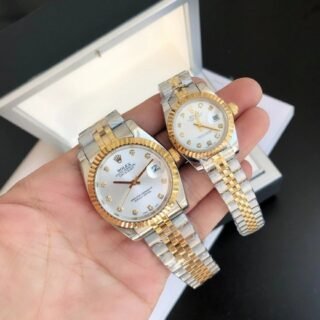 Rolex Datejust RG/SS Jub Sliver/Dia 36/28 mm