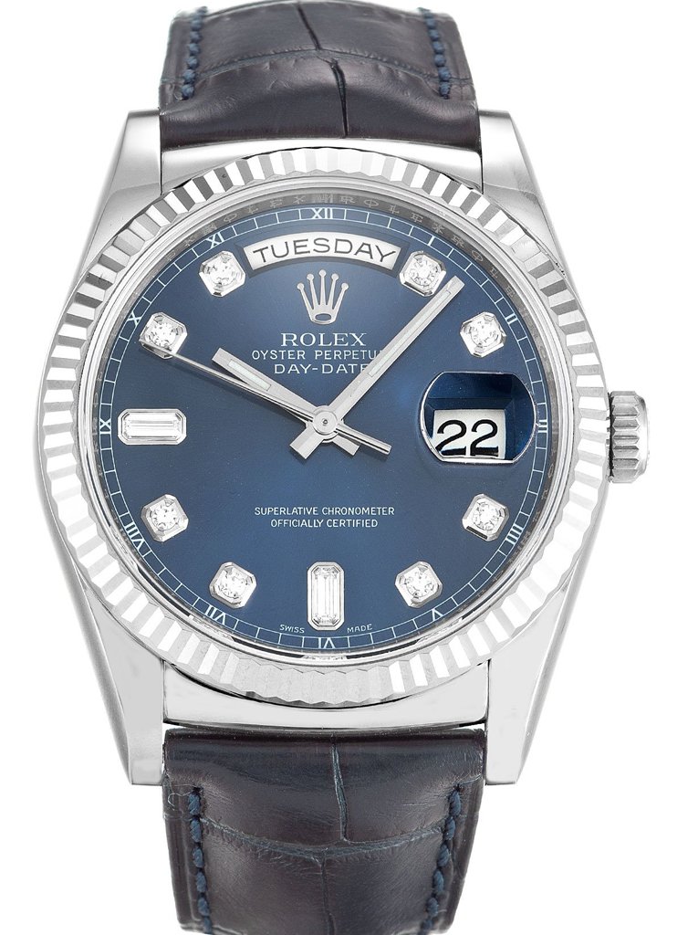 Rolex Day-Date Blue Dial 118139 36 mm