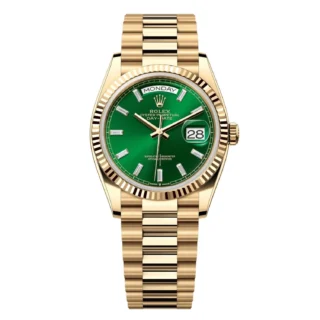 Rolex Day-Date II Green Dial 128238 36 mm