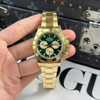Rolex Daytona 126508 Dial Green Best Replica Watch Oyter Strap THB Factory 40mm - Đồng Hồ Replica 1:1