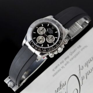 Rolex Daytona 126519 Copies Watches Black Dial Weight 137 Grams VS Factory 40mm - Đồng Hồ Replica 1:1