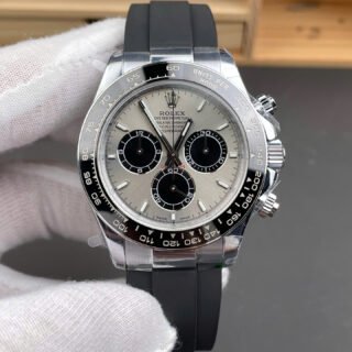 Rolex Daytona 126519LN Luxury Fake Watches Gray Dial Automatic Movement QF Factory 40mm - Đồng Hồ Replica 1:1