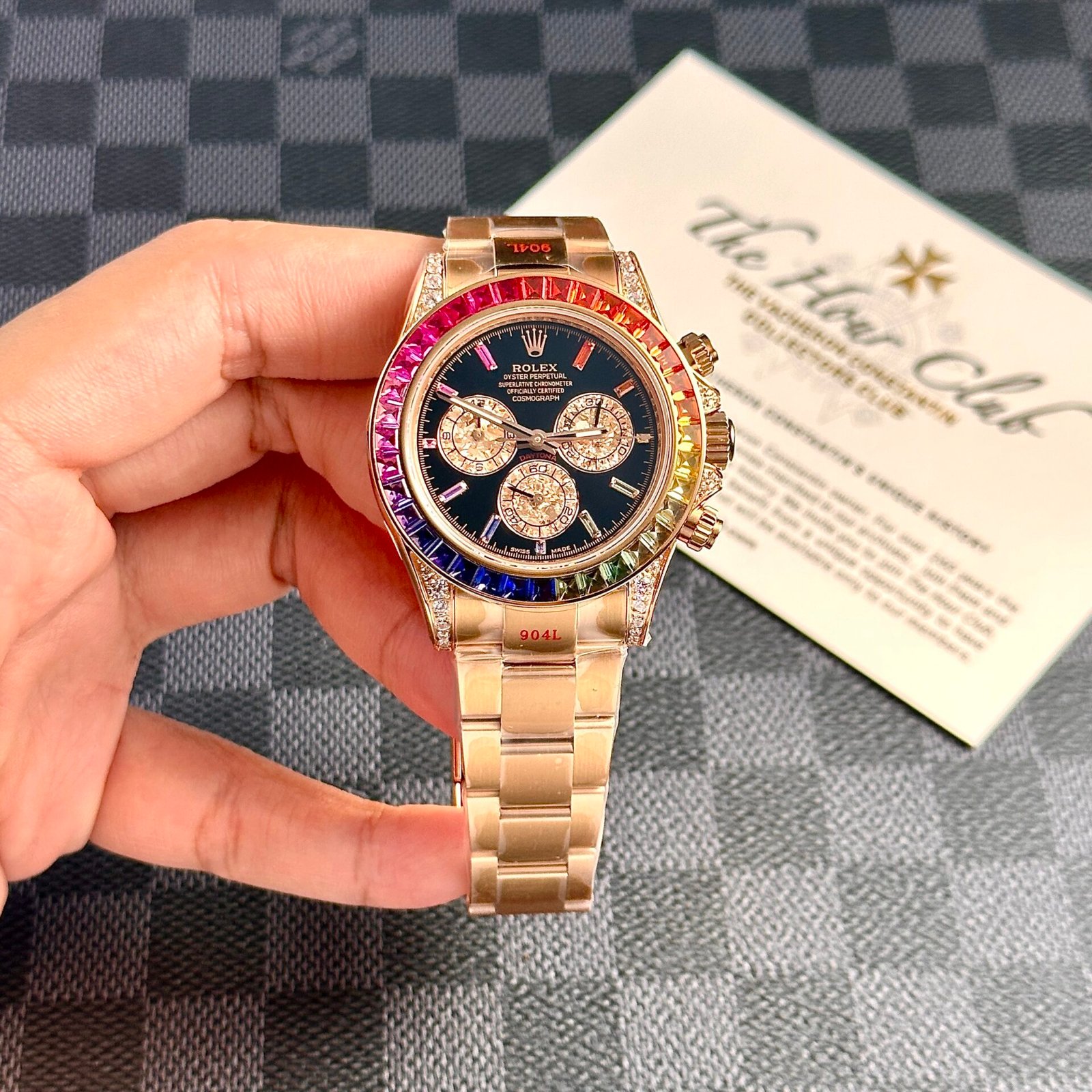 Rolex Daytona Rainbow Replica Watch High Quality NOOB Factory 40mm - Đồng Hồ Replica 1:1